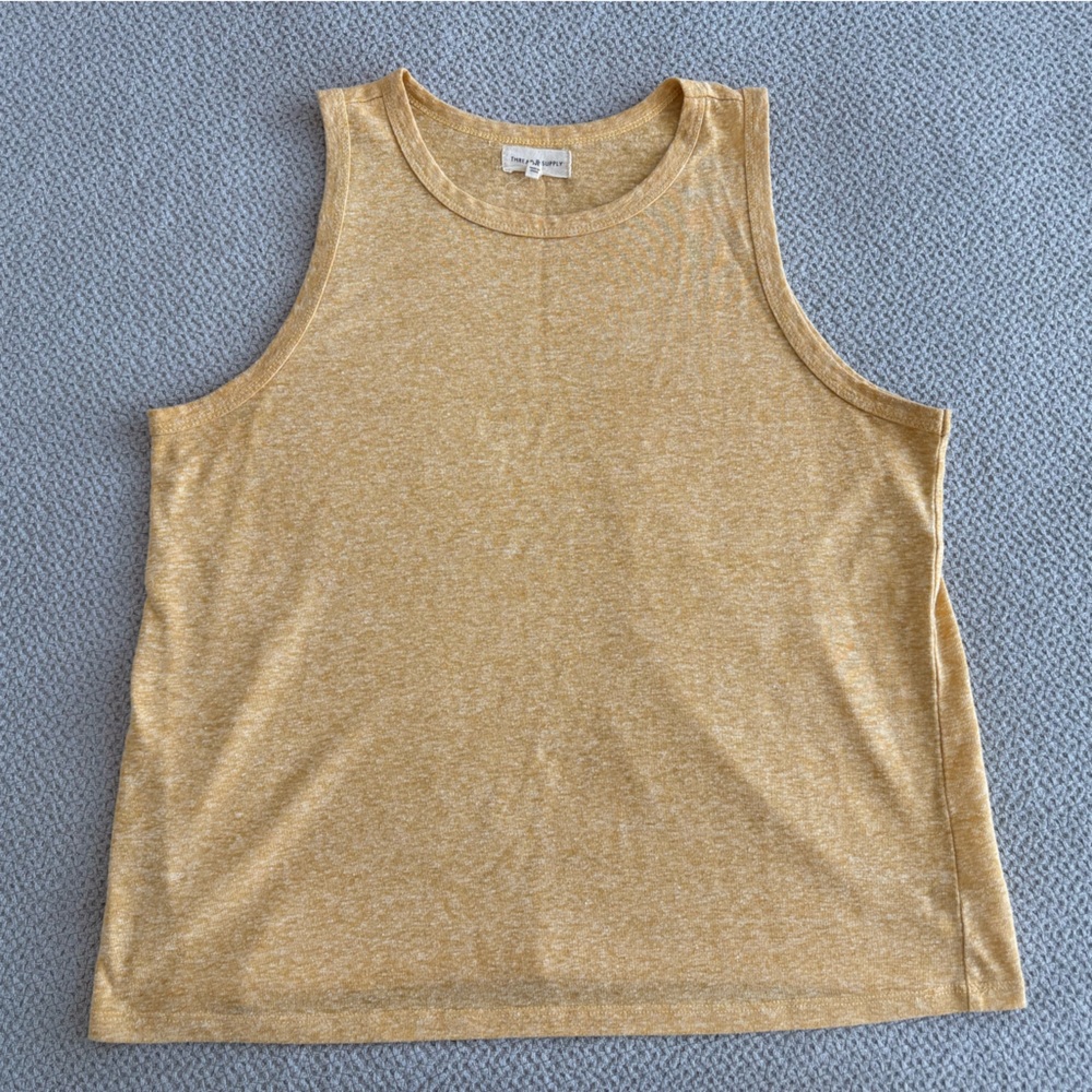 Thread & Supply Yellow Tank Top